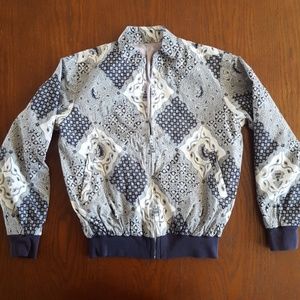 《 Dormeuil 》 Vintage Scarf Print Jacket